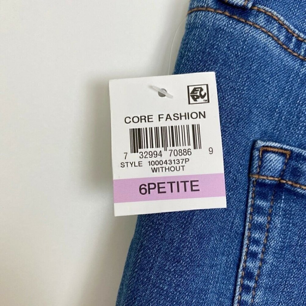 Style & Co Ankle Jeans Blue Medium Wash High 6 P - Picture 7 of 8